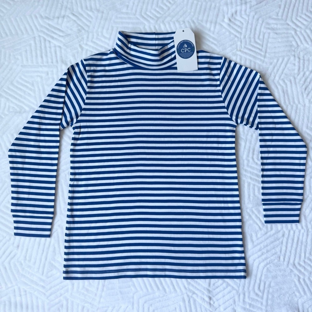 NWT Boys Classic Prep Childrenswear 100% Pima Cotton Turtleneck size 10